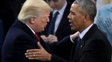 Trump contra Obama: el presidente de EEUU y expresidente se meten de lleno en la batalla electoral