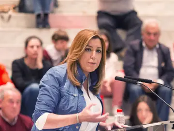 Susana Díaz, la presidenta andaluza y candidata a las primarias del PSOE Susana Díaz, la presidenta andaluza y candidata a las primarias del PSOE