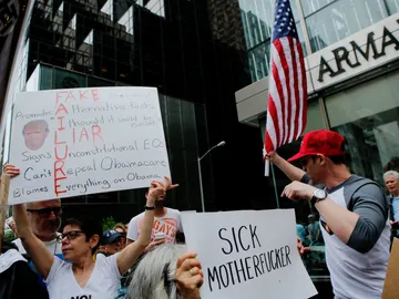 Manifestación contra Trump en Washington Manifestación contra Trump en Washington