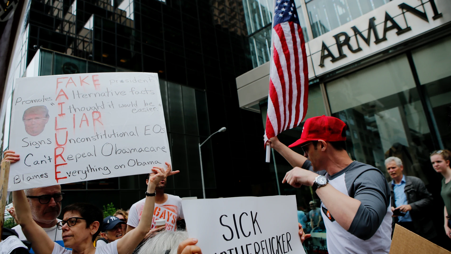 Manifestación contra Trump en Washington Manifestación contra Trump en Washington