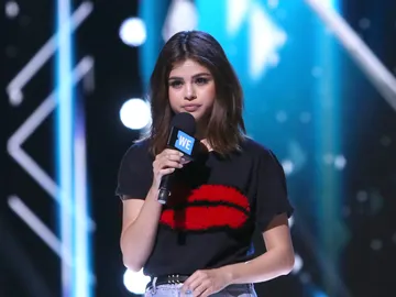Selena Gomez durante el We Day Selena Gomez durante el We Day