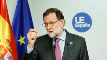 Mariano Rajoy, desde Bruselas