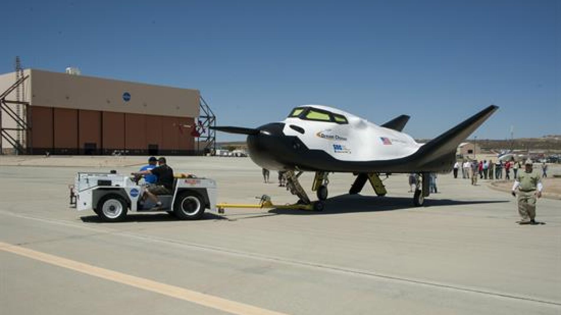 La nave espacial Dream Chaser, que desarrolla la empresa privada estadounidense Sierra Nevada, y con la que Naciones Unidas lanzar&aacute; en 2021 su primera misi&oacute;n espacial.