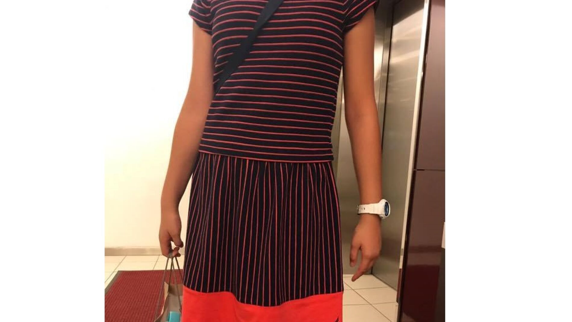 El vestido que llevaba la ni&ntilde;a