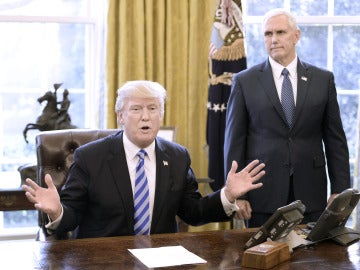 Donald Trump en el Despacho Oval