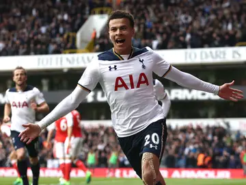 Dele Alli celebra uno de sus goles con el Tottenham Dele Alli celebra uno de sus goles con el Tottenham