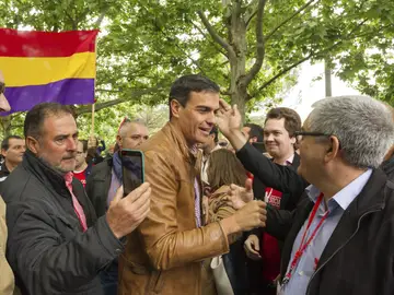 Pedro Sánchez, en un acto en Mérida Pedro Sánchez, en un acto en Mérida