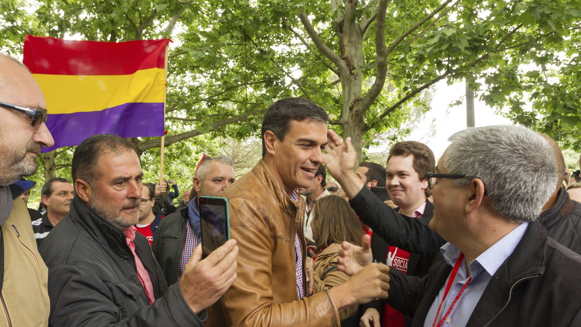 Pedro S&aacute;nchez, en un acto en M&eacute;rida