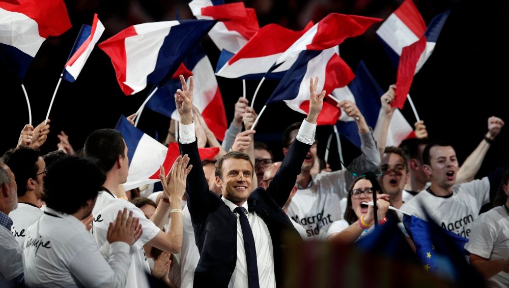 Emmanuel Macron, candidato de En Marche a las elecciones presidenciales
