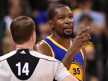 Kevin Durant, en el tercer partido de la serie ante Utah Jazz