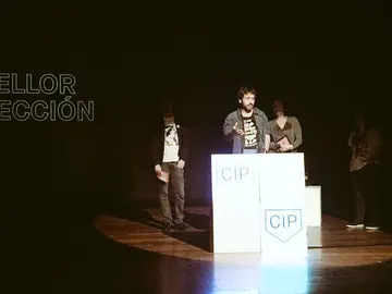 La webserie 'El Partido' de Flooxer recibiendo el premio La webserie 'El Partido' de Flooxer recibiendo el premio