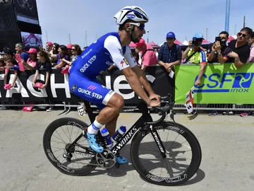 Gaviria, en el Giro Gaviria, en el Giro