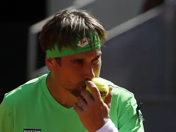 David Ferrer, en su debut en el Mutua Madrid Open David Ferrer, en su debut en el Mutua Madrid Open