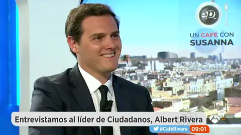 Albert Rivera, en Espejo Público Albert Rivera, en Espejo Público