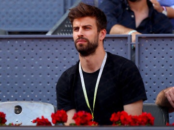 Gerard Piqué, en la Caja Mágica