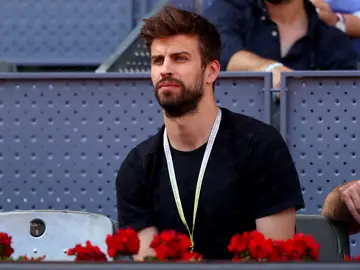 Gerard Piqué, en la Caja Mágica Gerard Piqué, en la Caja Mágica