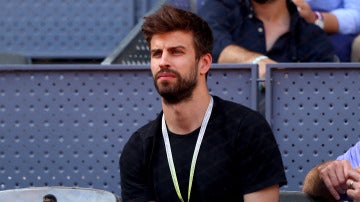 Gerard Piqué, en la Caja Mágica