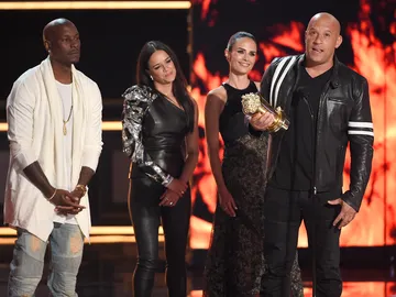 Vin Diesel en la gala de los MTV Movie Awards Vin Diesel en la gala de los MTV Movie Awards