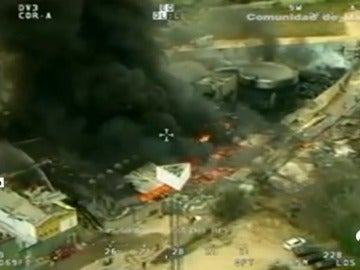 Frame 108.411428 de: Así fue la explosión en la planta de tratamiento de residuos químicos en Arganda del Rey Frame 108.411428 de: Así fue la explosión en la planta de tratamiento de residuos químicos en Arganda del Rey