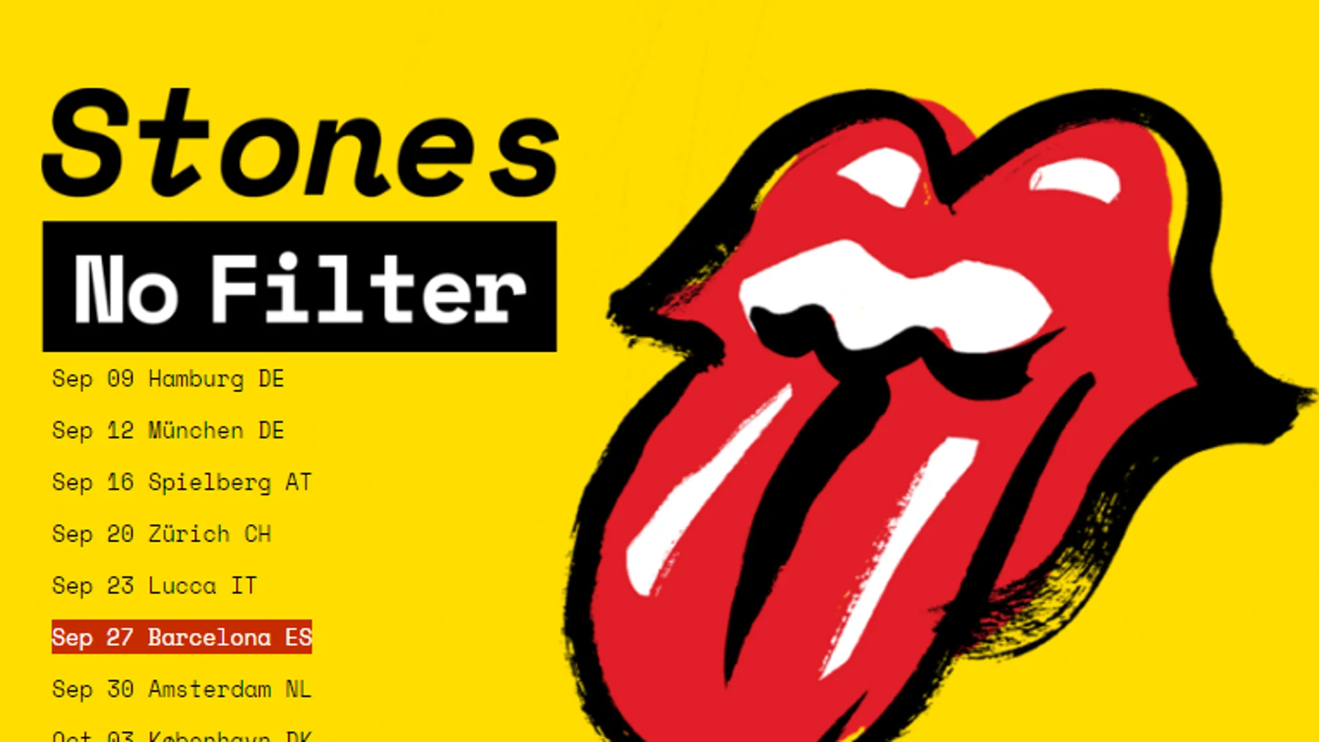 Fechas de conciertos de los Rolling Stones Fechas de conciertos de los Rolling Stones