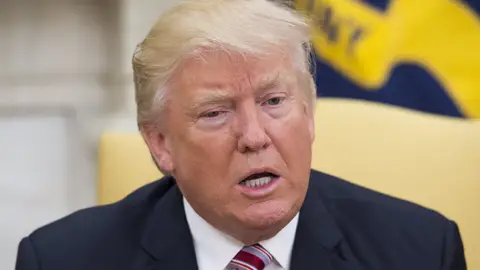 El presidente de EEU, Donald Trump El presidente de EEU, Donald Trump