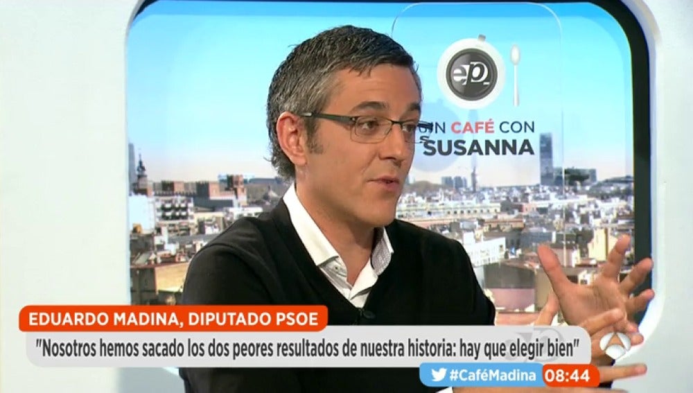 Eduardo Madina en 'Un café con Susanna'