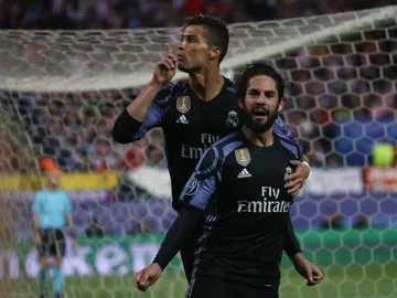 Cristiano Ronaldo manda a callar al Vicente Calderón Cristiano Ronaldo manda a callar al Vicente Calderón