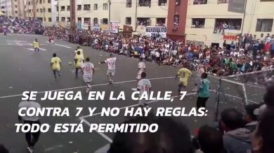 ¿Imaginas un torneo callejero sin (casi) reglas? La 'Champions' más extrema existe y se juega en Perú