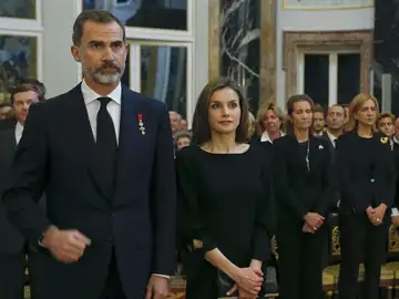 La Infanta Cristina, en un acto en el Palacio Real La Infanta Cristina, en un acto en el Palacio Real