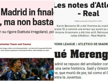 La prensa mundial tras el Atlético - Real Madrid