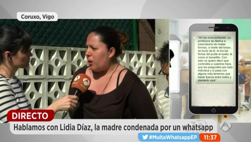 Condenan a una madre a una multa de 630 euros por calumniar a la profesora de su hijo por Whatsapp