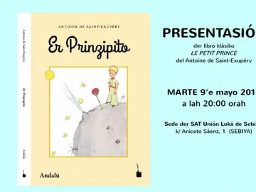 La versión andaluza de 'El principito' La versión andaluza de 'El principito'
