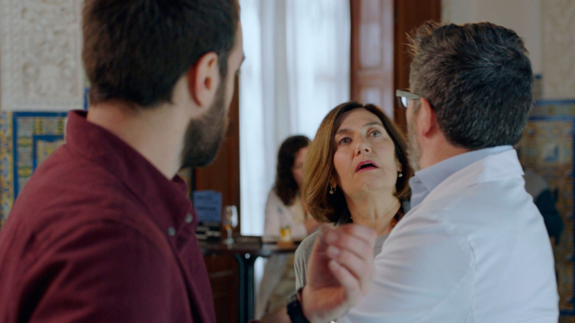 Ane Gabarain protagoniza las tomas falsas de 'All&iacute; Abajo'