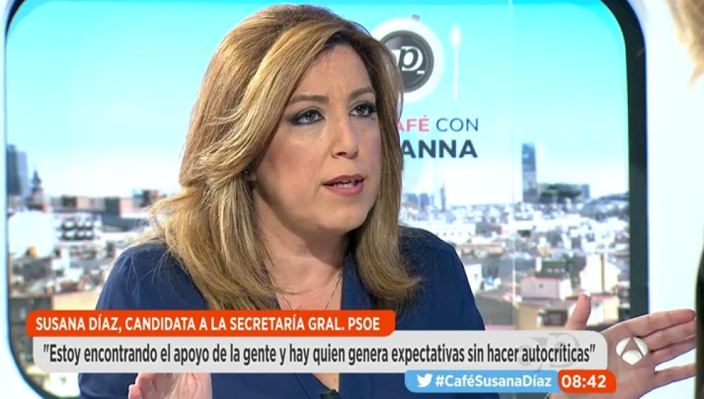 Susana Díaz, en Espejo Público