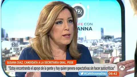 Susana Díaz, en Espejo Público Susana Díaz, en Espejo Público