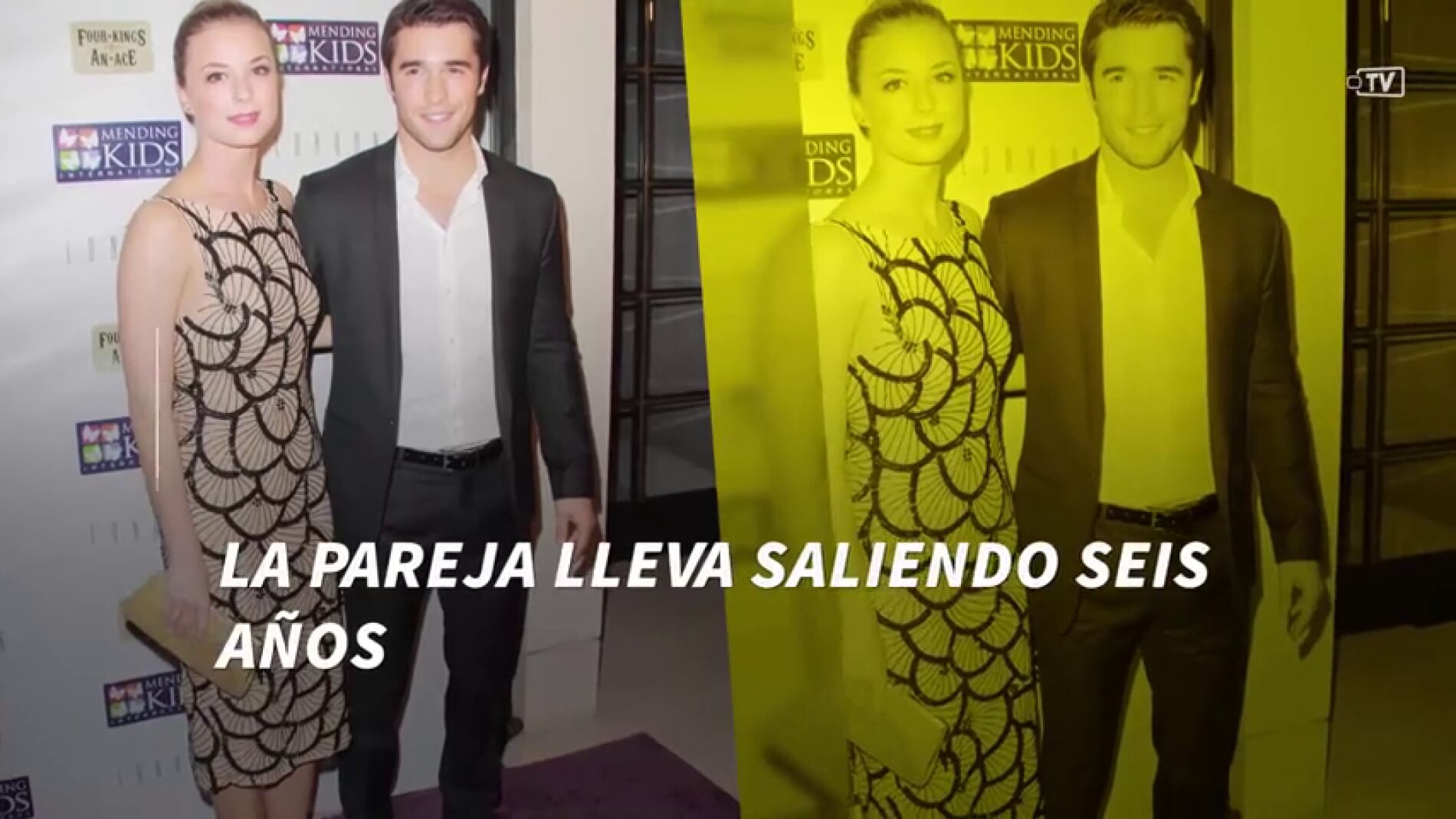 Frame 10.830849 de: Emily Van Camp y Josh Bowman de 'Revenge' se han prometido, pero ¿Qué otras parejas han traspasado la pantalla de la televisión? 