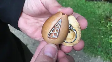 El anillo de compromiso escondido en el collar que Terry regaló a Anna El anillo de compromiso escondido en el collar que Terry regaló a Anna