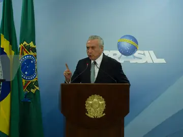 El presidente de Brasil, Michel Temer El presidente de Brasil, Michel Temer
