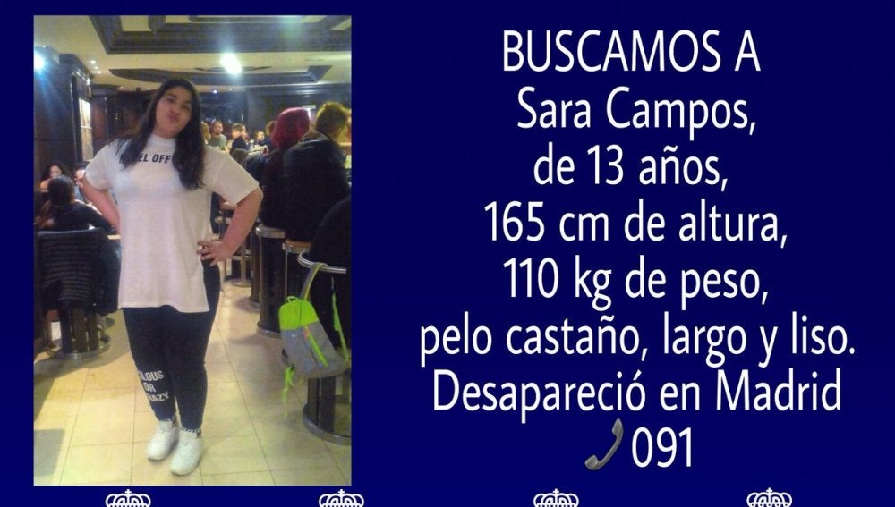 Desaparecida una joven de 13 años en Madrid