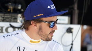 Fernando Alonso, en Indian&aacute;polis