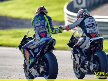 Valentino Rossi y Nicky Hayden Valentino Rossi y Nicky Hayden