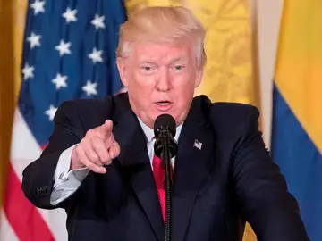 Donald Trump ante los medios Donald Trump ante los medios