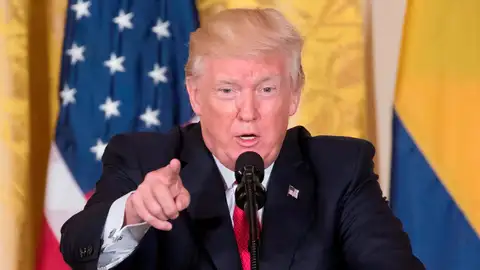 Donald Trump ante los medios Donald Trump ante los medios