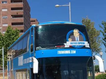 El tramabús convertido en el 'Bonobús' El tramabús convertido en el 'Bonobús'