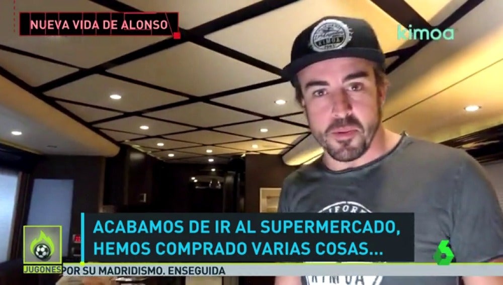 Acabo De Ir Al Supermercado Fernando Alonso Nos Muestra Su Nueva Casa En Indianapolis