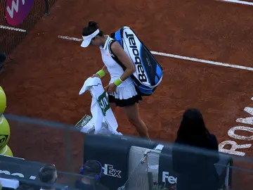 Muguruza se retira de Roma Muguruza se retira de Roma