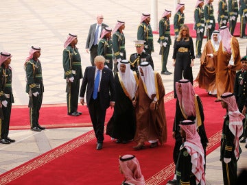 Llegada de Donald Trump a Arabia Saudí