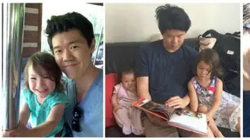 El padre y la niña El padre y la niña