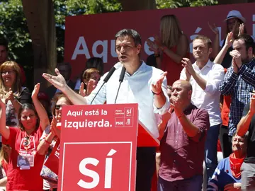 Pedro Sánchez, en un acto en Madrid Pedro Sánchez, en un acto en Madrid
