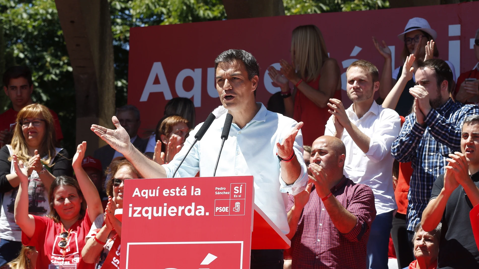 Pedro Sánchez, en un acto en Madrid Pedro Sánchez, en un acto en Madrid
